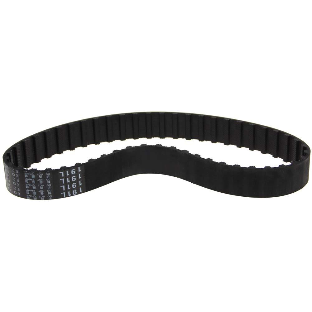 Fielect 191L Timing Belt Rubber Timing Belt Cogged Industrial Timing Belt Closed Loop Synchronous Pulley Wheel 51 Teeth 191mm20mm 9.525mm Pitch Black 1pcs 51 Teeth 486mm Length For 191L - NewNest Australia