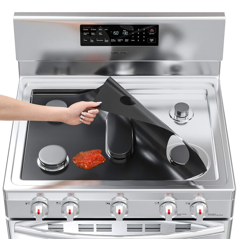 Skywin Reusable Gas Range Protectors - Non Stick Stove Protector for Gas Range - Washable Liner for Samsung Gas Range - NewNest Australia
