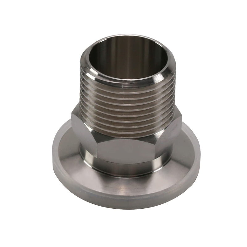 Othmro Sanitary Pipe Fitting 3/4" PT Male Threaded to 1.57" Ferrule Stainless Steel Clamp Fitting, Pack of 1 3/4x40mm - NewNest Australia