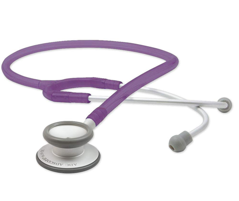 ADC - 619FV Adscope Lite 619 Ultra Lightweight Clinician Stethoscope with Tunable AFD Technology, Amethyst Adscope Lite 619 - New Version - NewNest Australia