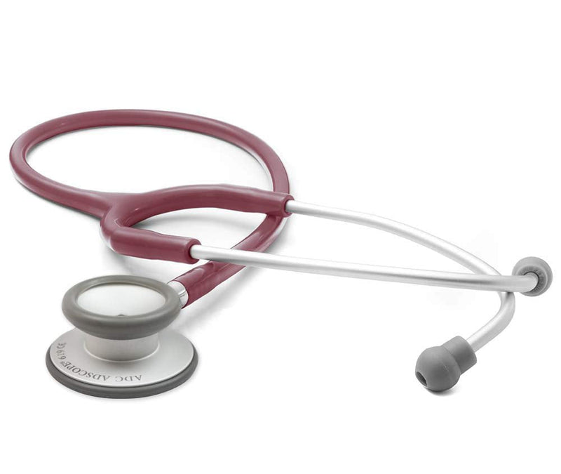 ADC Adscope Lite 619 Ultra Lightweight Clinician Stethoscope with Tunable AFD Technology, Burgundy Adscope Lite 619 - New Version - NewNest Australia
