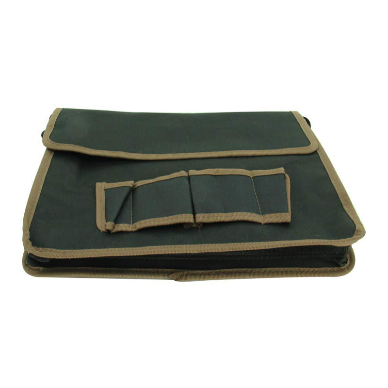 Utoolmart Professional Oxford Canvas 6 Tool Pockets, Fully Adjustable Waterproof & Protective Work Belt Black 355x300x100mm - NewNest Australia