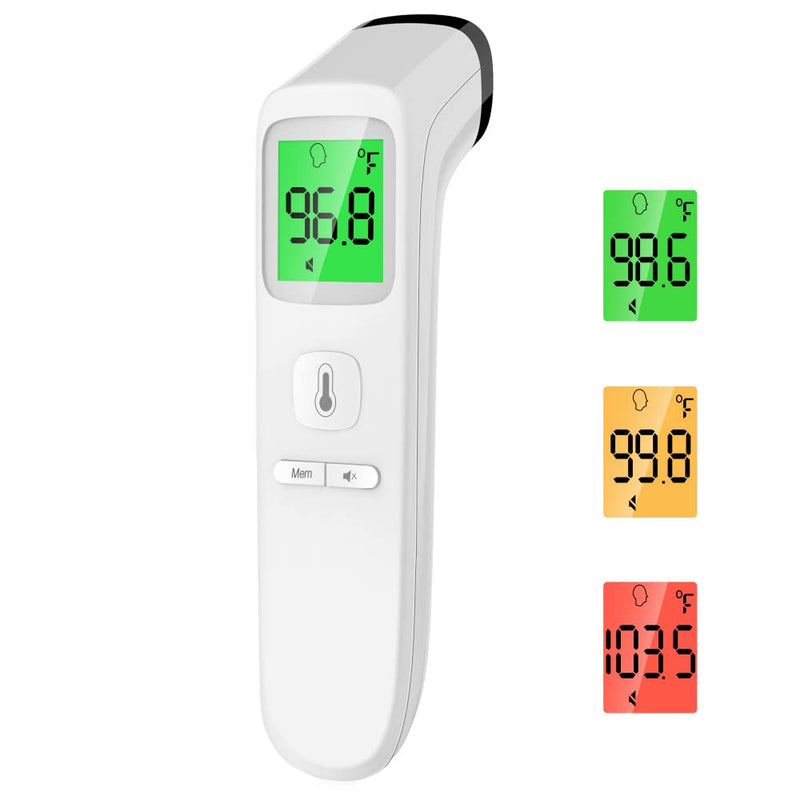 Forehead Thermometer, Non Touch Baby and Adults Thermometer with Fever Alarm, LCD Display and Memory Function, Ideal for Whole Family - NewNest Australia