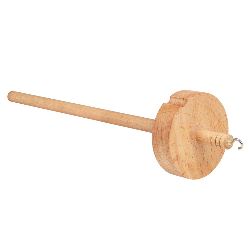 Finetoknow Drop Spindle Top Whorl Yarn Spin Hand Carved Wooden Tool for Beginners - NewNest Australia