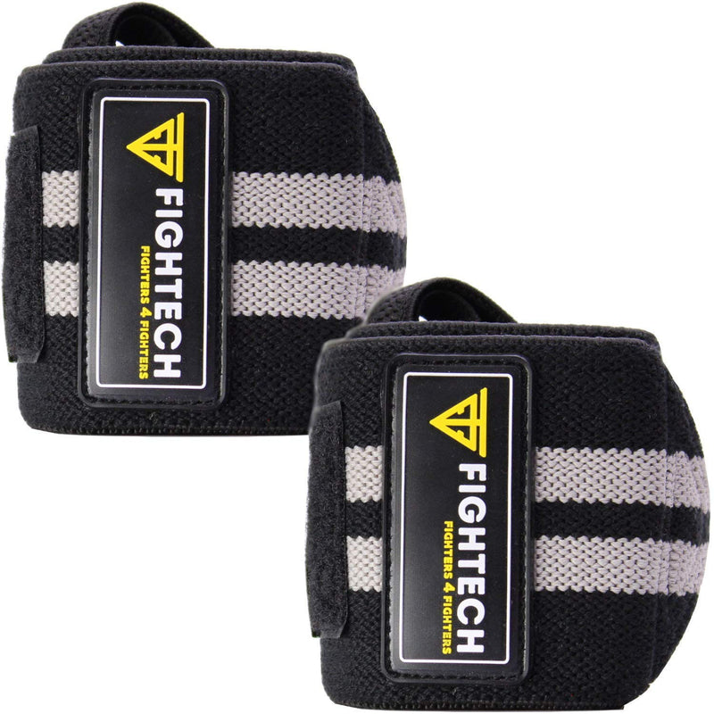 FIGHTECH Wrist Wraps for Weight Lifting 18 inch Professional Grade Wrist Support Braces for Weightlifting, Crossfit and Strength Training | for Men and Women Black - NewNest Australia