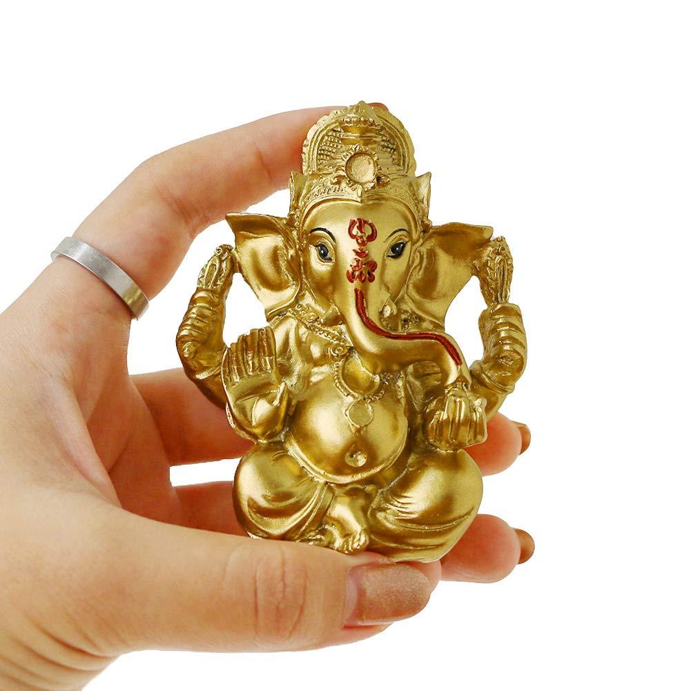 NewNest Australia - BangBangDa Hindu Lord Ganesha for Car Dashboard - Indian Mini Ganesh Statue Decor - India Pooja Murti Ganpati Idols 