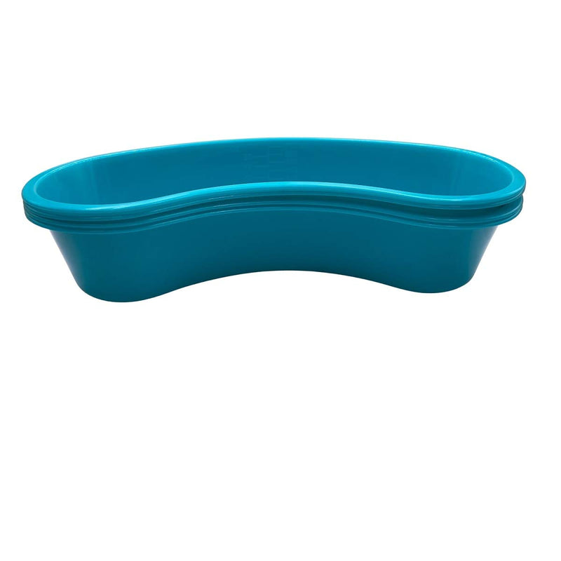 Comfort Axis Kidney Shaped Emesis Plastic Basin with Graduations, 23.5 Ounces, 4 Pack, Turquoise - NewNest Australia