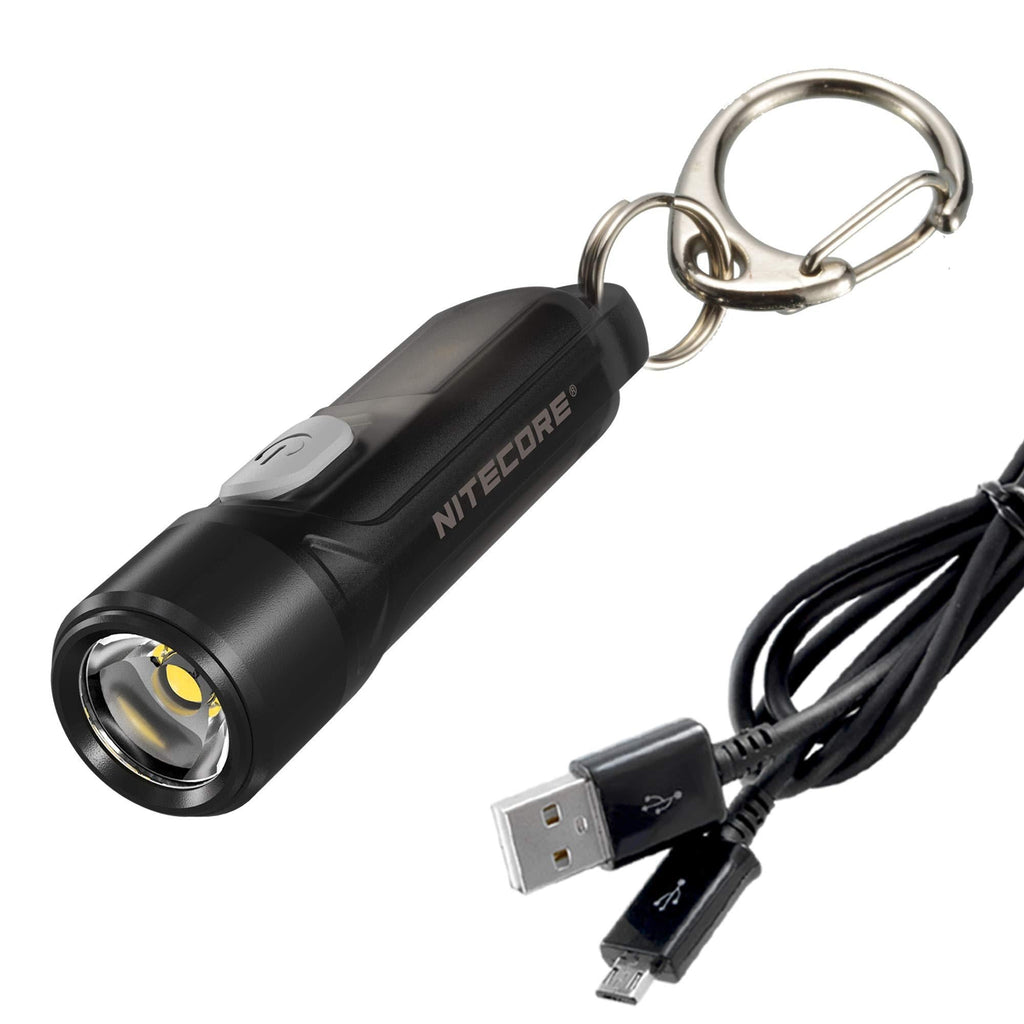 Nitecore TIKI LE 300 Lumens Rechargeable Keychain Flashlight with Red Blue Light and LumenTac USB Cable - NewNest Australia