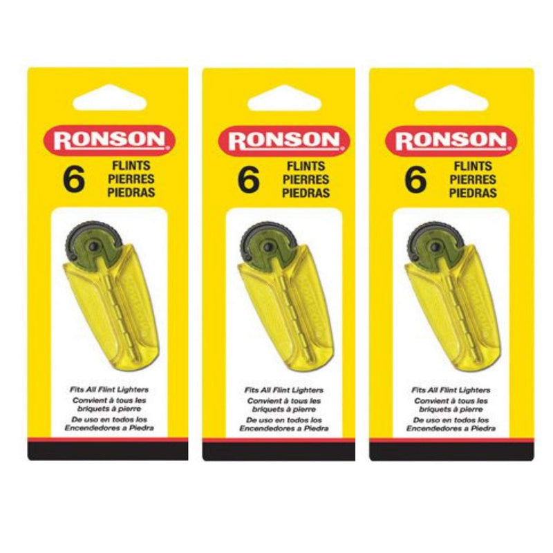 Ronson 1206-144 6-Flint, 3 Pack - NewNest Australia