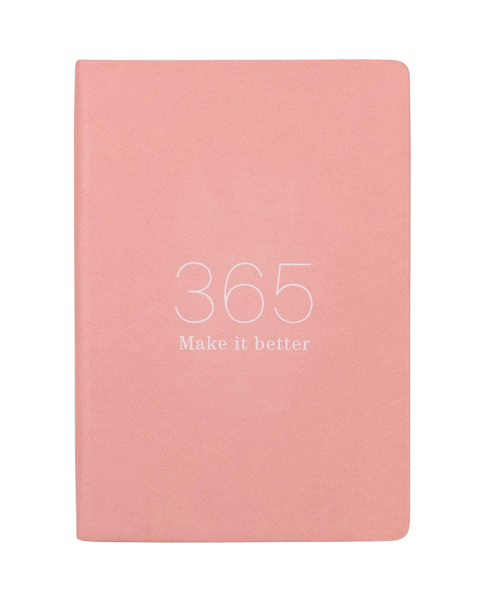 365 Dateless 2021-2022 Plannner - 120 GSM Paper - A5 Soft PU Leather Hardcover - 12 Months Tabs, 60 Weeks, Lined/Grid Notes - Journal/Notebook - (Pink) Pink - NewNest Australia