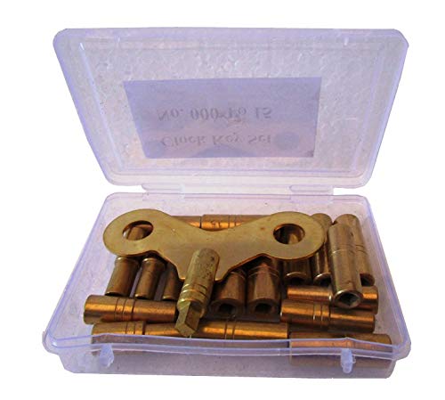 Brass Blessing : Clock Winding Key - 18 Brass (Even and Odd) Antique and Grandfather Key (Even & Odd) (5020) - NewNest Australia