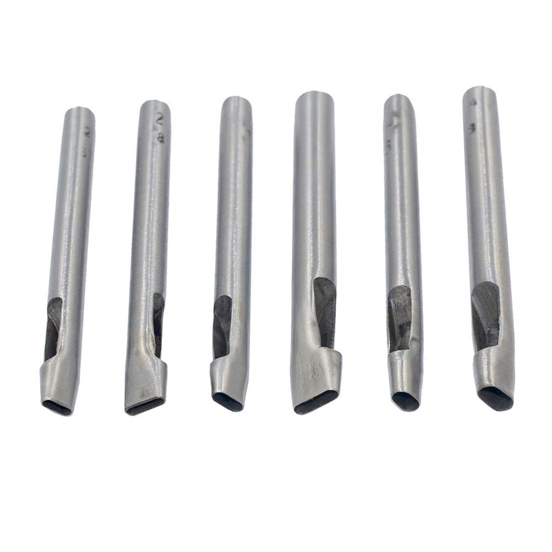 DGOL 6 Sizes Leather Oval Hole Punch Belt Hollow Punching Cutting Cutter Tool Kit - NewNest Australia