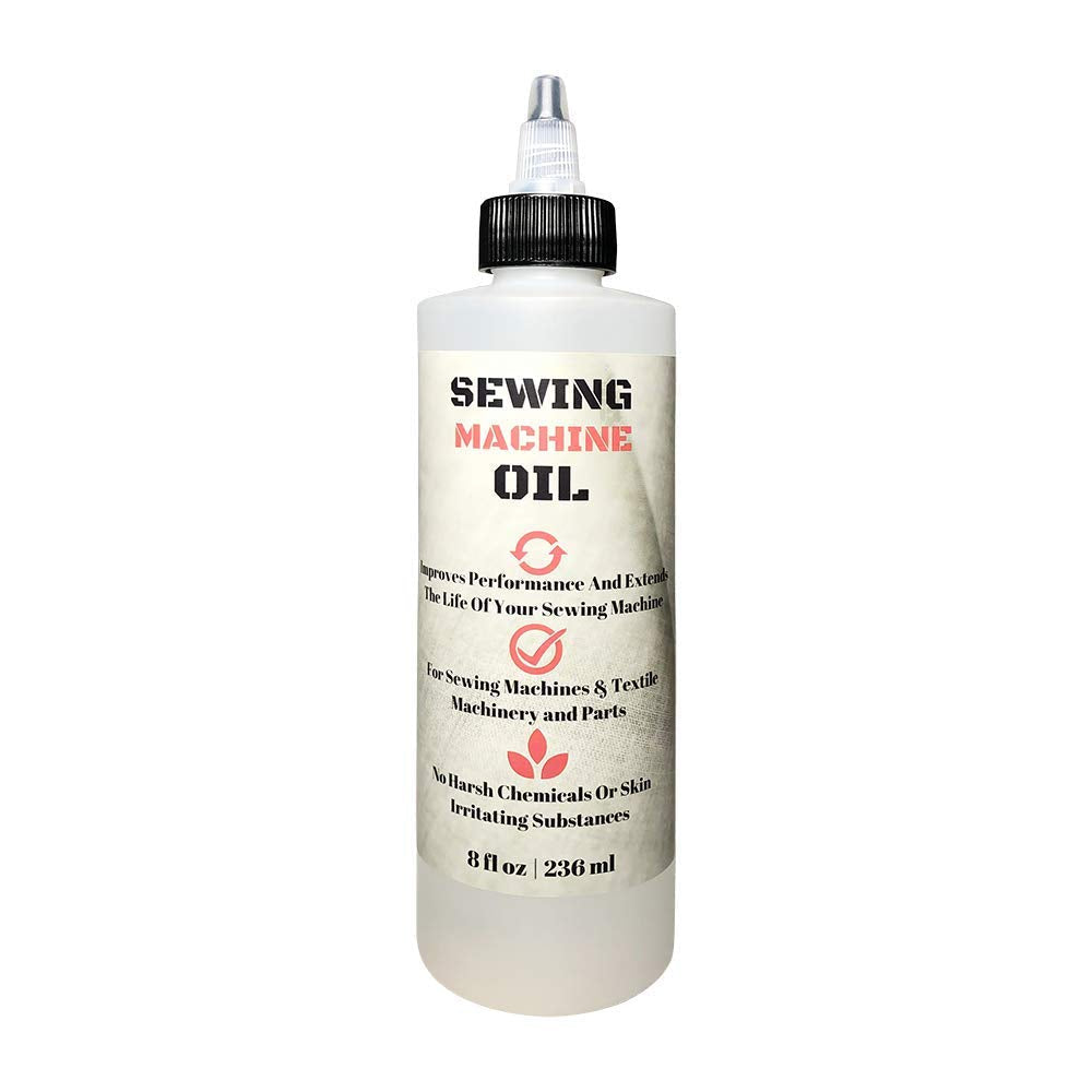 Stainless Sewing Machine Oil - 8 Oz - Custom Formulated, Compatible with Singer, Bernina, Kenmore, and Other Commerical Sewing/Embroidery Machines - NewNest Australia