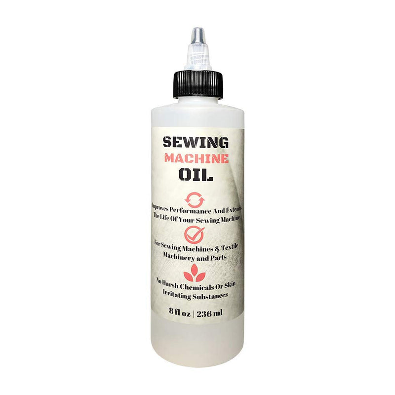 Stainless Sewing Machine Oil - 8 Oz - Custom Formulated, Compatible with Singer, Bernina, Kenmore, and Other Commerical Sewing/Embroidery Machines - NewNest Australia