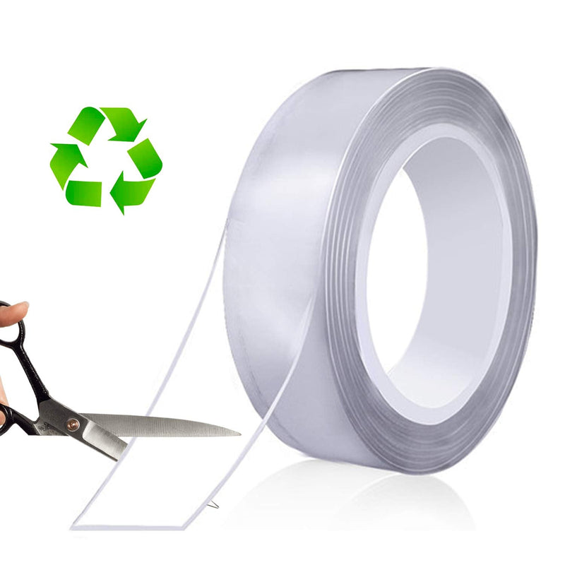 MEMX Nano Double Sided Tape, 16.4FT Multipurpose Heavy Duty Mounting Tape, Reusable Removable Washable Traceless Strong Gel Grip Adhesive for Mounting Carpet, Home, Office Decor. - NewNest Australia