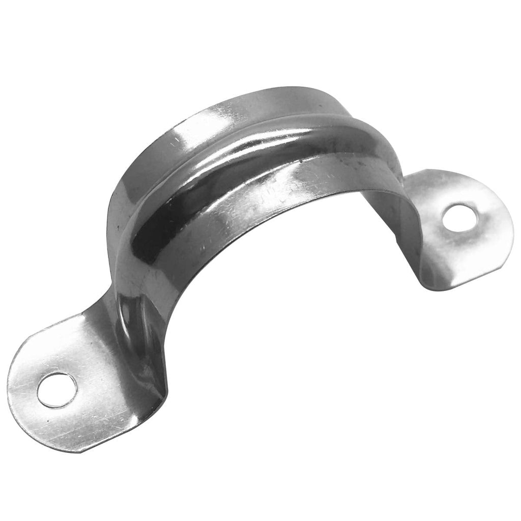 Nge 1inch Rigid Pipe Strap Clamp-Two Hole Strap-U Bracket Tube Clip-Stainless Steel Heavy Duty Pipe Fasten Holder-Secures Conduit，50Pcs（35mm) - NewNest Australia