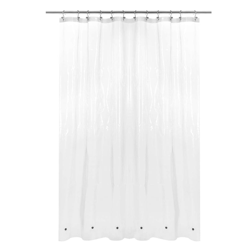 Shower Curtain Liner with 6 Magnets - Waterproof PEVA Shower Liner for Bathroom, PVC Free, Metal Grommets - Clear, 72x72 72"x72"(Width x Height) - NewNest Australia