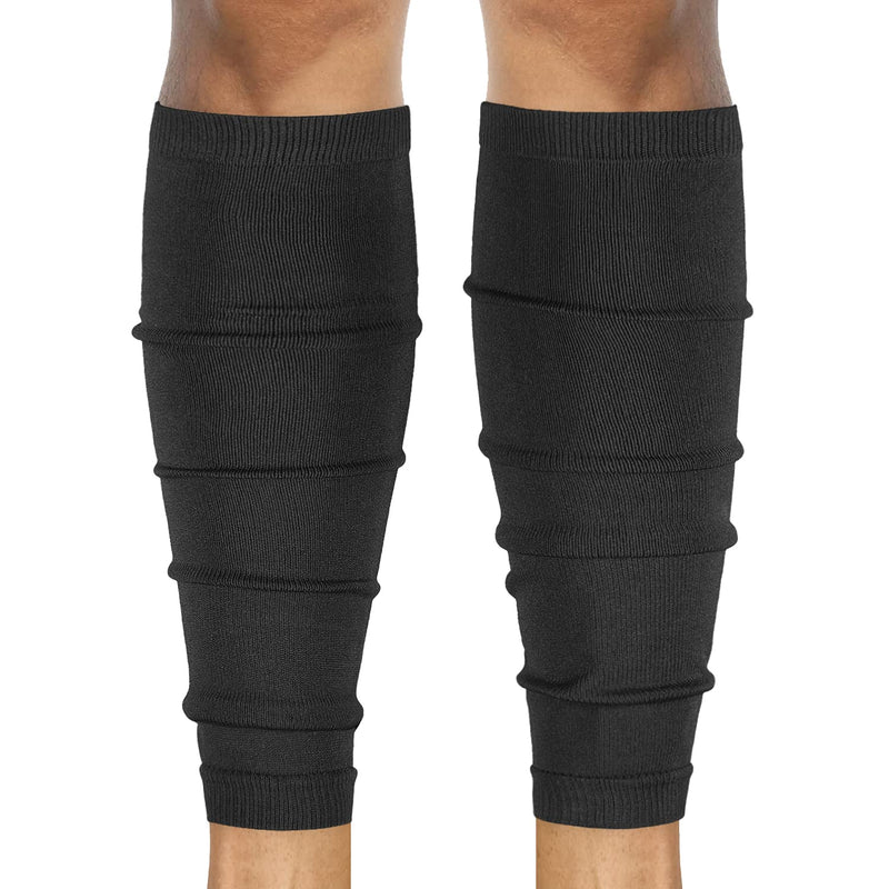 SLEEFS Calf Compression Leg Sleeves - Football Leg Sleeves for Adult Athletes - Shin Splint Support (Black) Adults Black - NewNest Australia