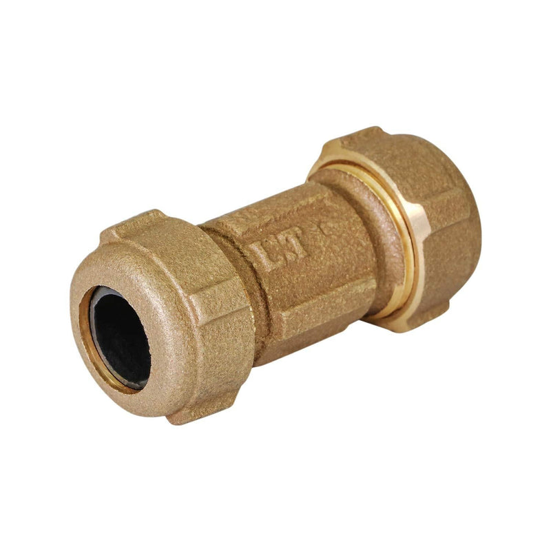 Midline Valve RSC2334 Compression Coupling Fitting, with Packing Nut, Brass 1-1/2 in. Diameter x 3 in. Length Single Pack 1-1/2 in. X 3 in. Length - NewNest Australia