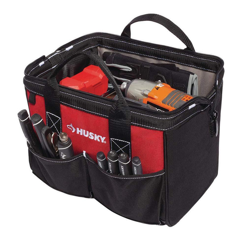 Husky 12" Tool Bag, 2 Internal Pockets and 2 External Pockets - NewNest Australia