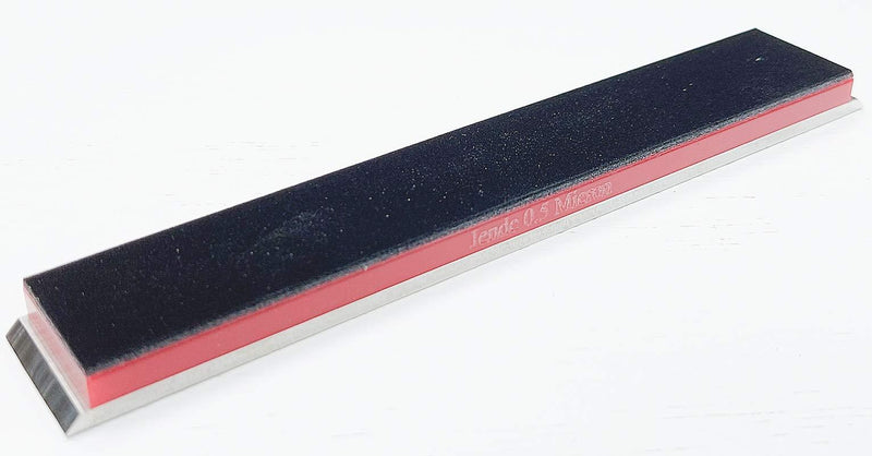 0.5 Micron Jende Nanocloth Strop (unloaded) 1"x6", Mounted on 5mm thick Acrylic, fits standard Edge Pro, Jende JIGS, Hapstone, & TSProf guided sharpeners, Perfect Strops - NewNest Australia