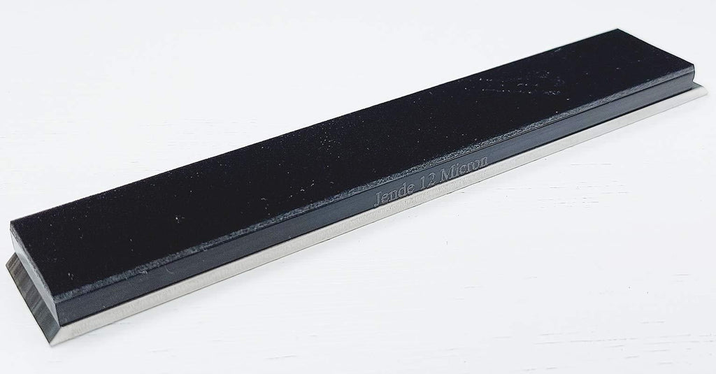 12 Micron Jende Nanocloth Strop (unloaded) 1"x6", Mounted on 5mm thick Acrylic, fits standard Edge Pro, Jende JIGS, Hapstone, & TSProf guided sharpeners, Perfect Strops - NewNest Australia