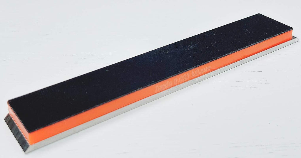 0.025 Micron Jende Nanocloth Strop (unloaded) 1"x6", Mounted on 5mm thick Acrylic, fits standard Edge Pro, Jende JIGS, Hapstone, & TSProf guided sharpeners, Perfect Strops - NewNest Australia