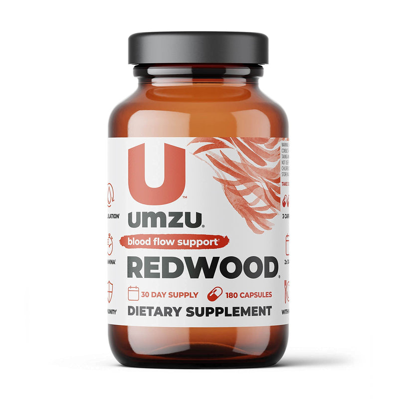 UMZU Redwood, Nitric Oxide Booster Capsules 30 Day Supply N.O