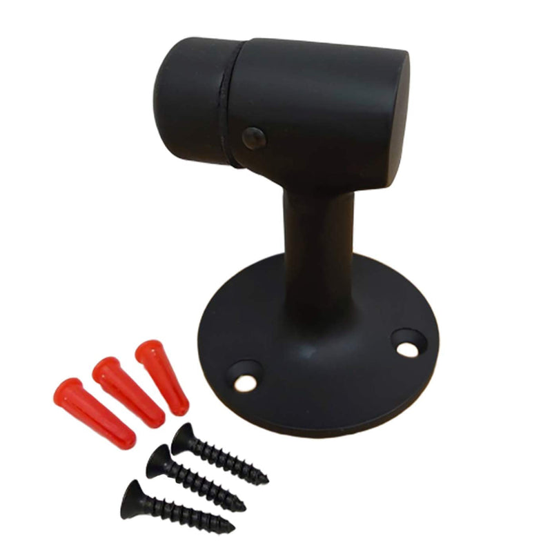 QCAA Solid Brass Door Stop, 3", Matte Black, 1 Pack - NewNest Australia