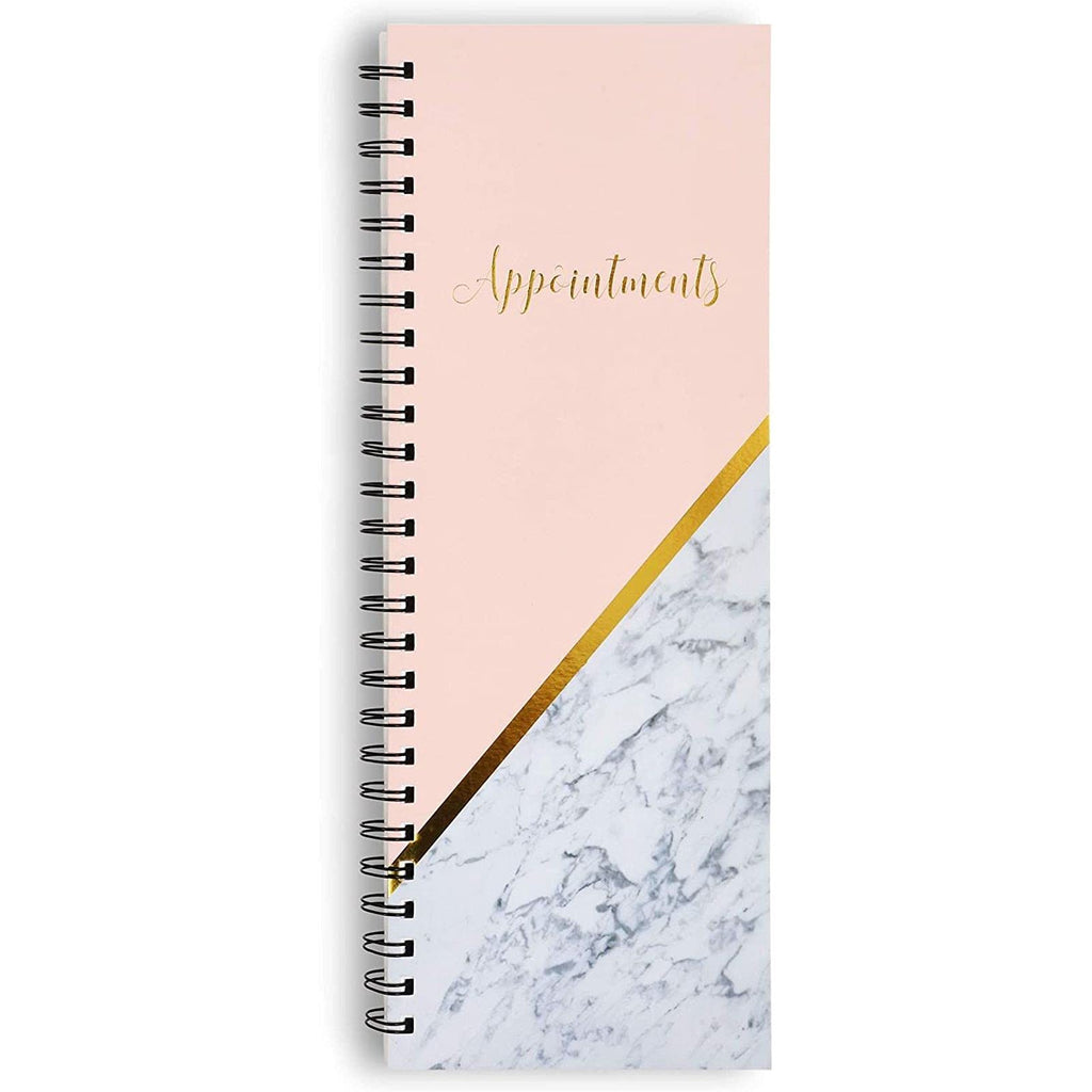 Salon Appointment Book, Marble Design (13.5 x 5 in, 200 Pages) - NewNest Australia