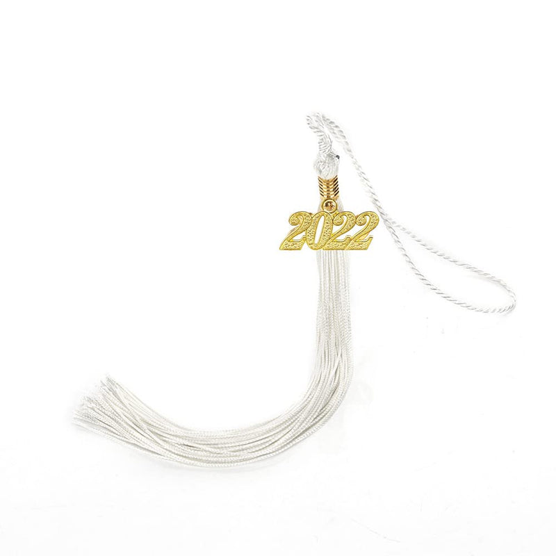 LEWOTE 2022 Graduation Tassel with Gold 2022 Year Charm for Grad Cap or Souvenir(Beige) Beige - NewNest Australia