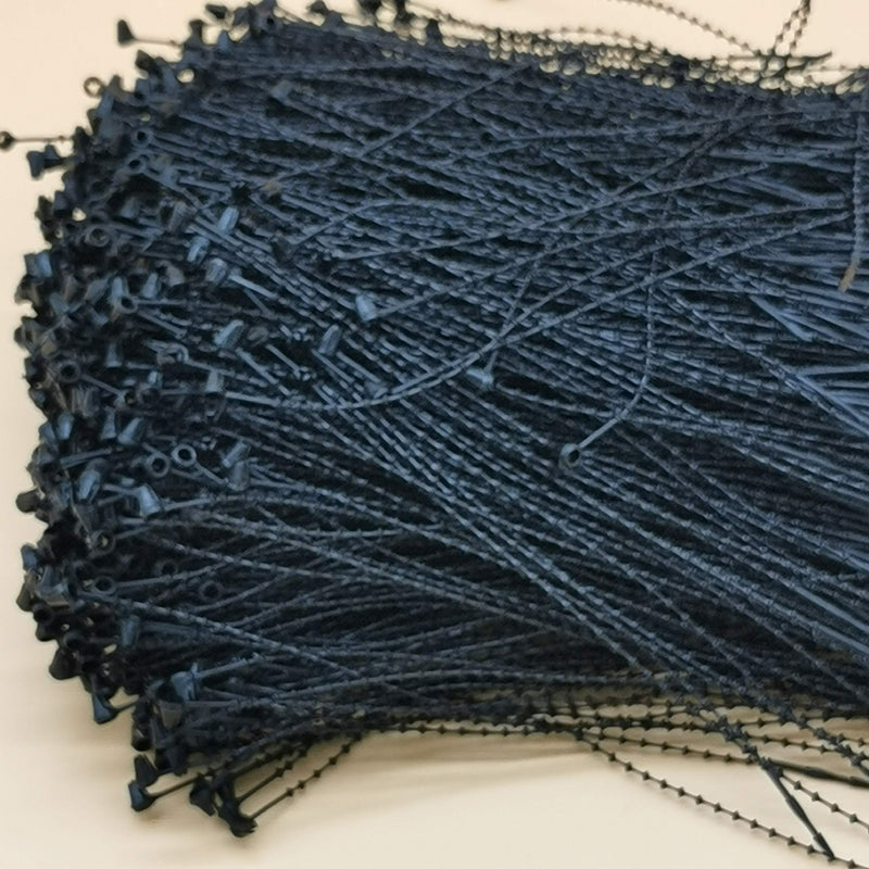 Lucas shops 5" Pin Adjustable Security Beaded Loop Tie Plastic Paper Prices Tag Fasteners(Black 1000pcs) - NewNest Australia
