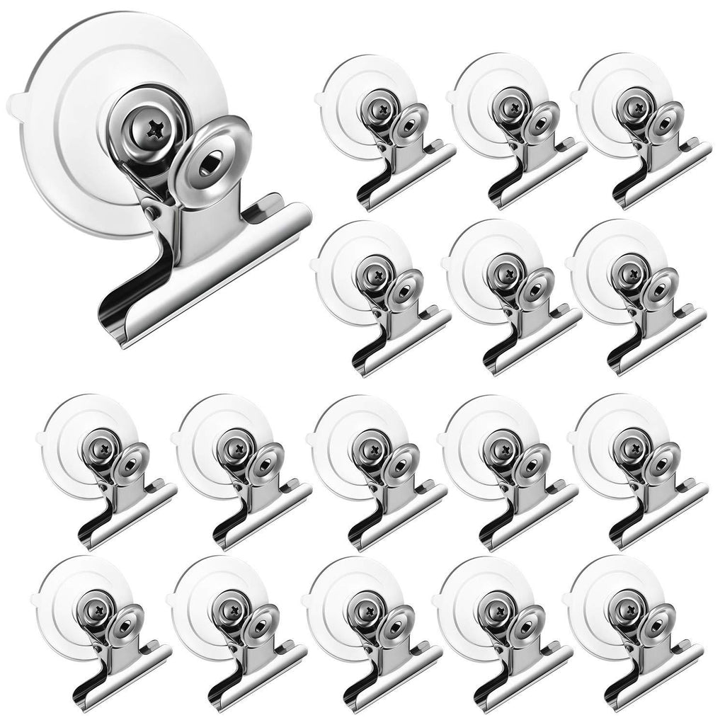 NewNest Australia - Suction Cup Clip Plastic Round Suction Cup Clamp Holder for Hanging Home Office Accessories (8) 8 