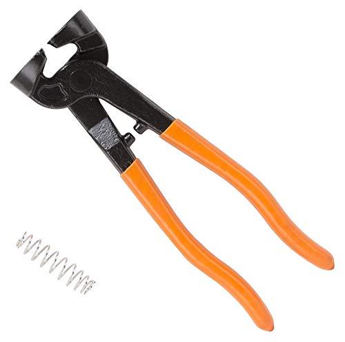 Edward Tools Tile Nippers for Ceramic/Porcelain/Mosaic/Glass Tile - 8” Handheld Snipper with Compound Strength Spring Load Design - Tungsten Carbide Nibbler Jaws - Steel Pliers Body - NewNest Australia