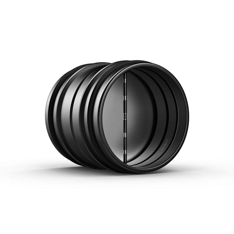 AC Infinity 4" Backdraft Damper, One-Way Airflow Ducting Insert with Spring-Loaded Folding Blades for 4” Ducting in Range Hoods and Bathrooms Fans - NewNest Australia