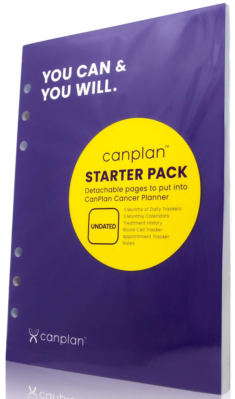 CanPlan Cancer Planner Starter Pack (3-Month) - The Planner Made to Help You Fight Cancer Day by Day, Undated Daily Organizer - NewNest Australia