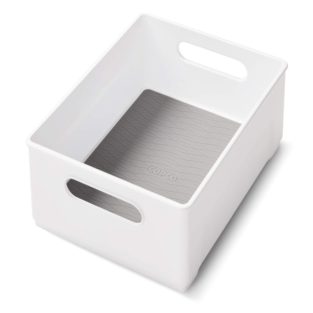 NewNest Australia - Copco Cabinet Storage Bin, 10-Inch, White 