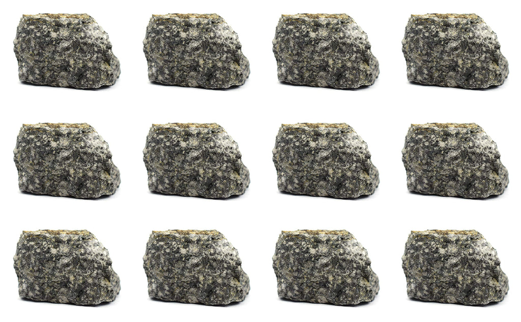 12PK Raw Andesite, Igneous Rock Specimens - Approx. 1" - Geologist Selected & Hand Processed - Great for Science Classrooms - Class Pack - Eisco Labs 12 - NewNest Australia