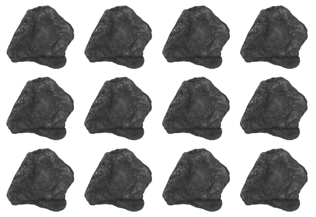 12PK Raw Anthracite Coal, Metamorphic Rock Specimens - Approx. 1" - Geologist Selected & Hand Processed - Great for Science Classrooms - Class Pack - Eisco Labs 12 - NewNest Australia