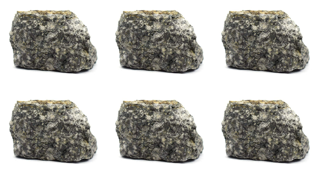 6PK Raw Andesite, Igneous Rock Specimens - Approx. 1" - Geologist Selected & Hand Processed - Great for Science Classrooms - Class Pack - Eisco Labs 6 - NewNest Australia