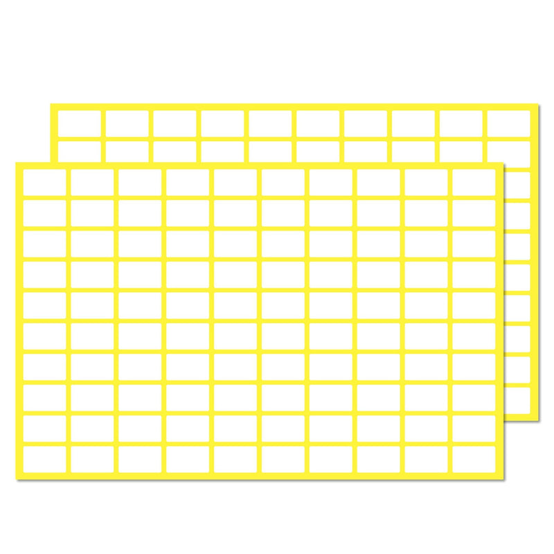 0.5" x 0.3", 2000 Pack - Small Labels Stickers, Matte White - NewNest Australia