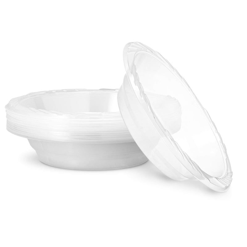 Plasticpro 18 ounce Premium Crystal Clear Disposable Plastic Party Bowls Pack of 20 18 Ounce Bowls - NewNest Australia