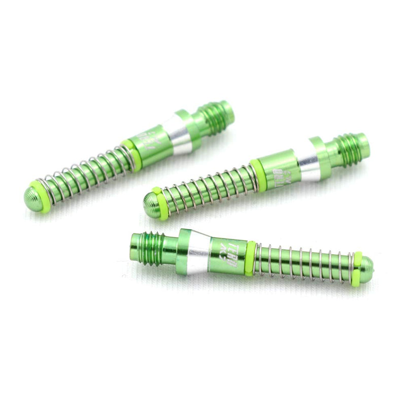 CUESOUL TERO AK7 Aluminum Dart Shafts 25.2mm Built-in Spring Telescopic for Steel Tip Darts and Soft Tip Darts Green - NewNest Australia