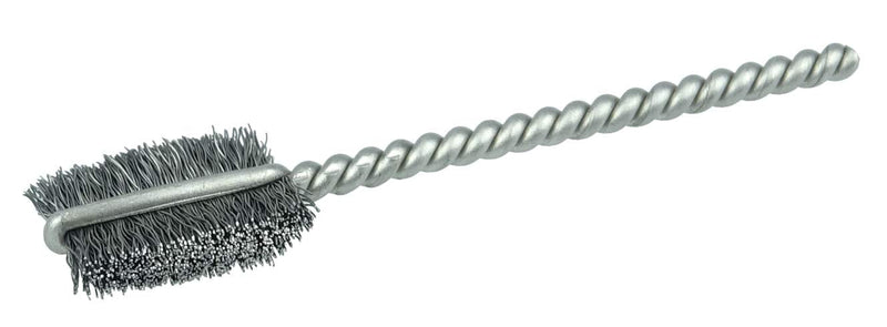 Weiler 21008 3/8" Power Tube Brush.003" Steel Wire Fill, 9/16" Brush Length, Made in The USA (Pack of 10) 0.003 Wire Size x 3/32" Stem Dia - NewNest Australia