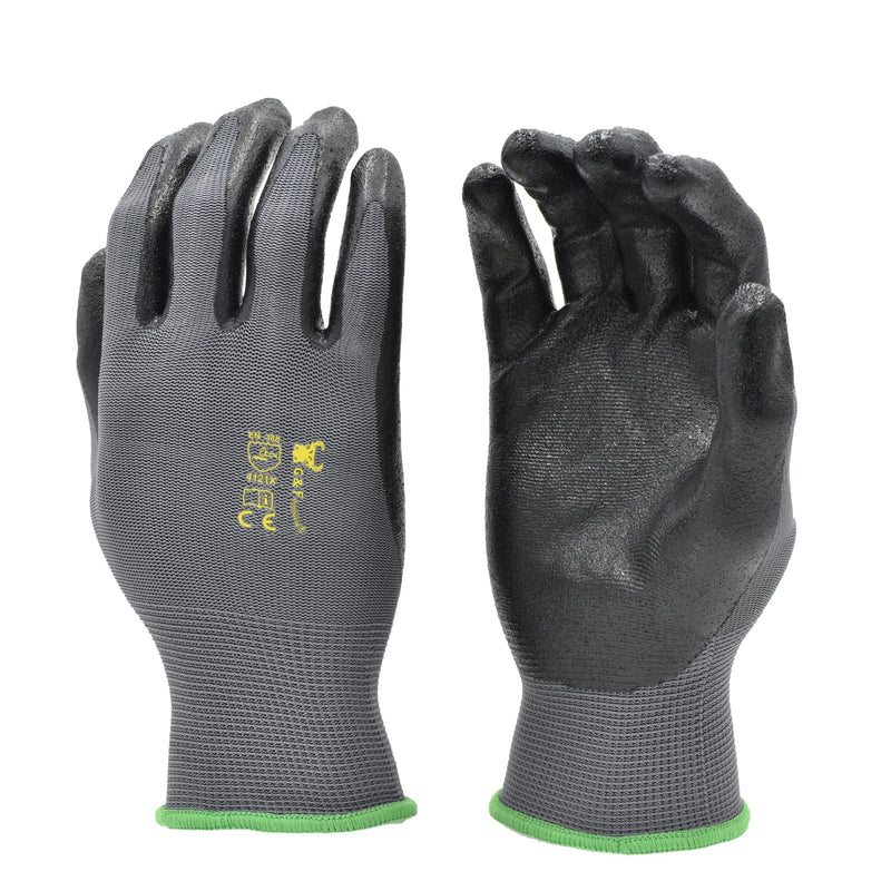 G & F Products 12 PAIRS Mens Working Gloves with Micro Foam Coating - Garden Gloves Texture Grip - men’s Work Glove For general purpose, construction, yardwork, Large (1519L-12) Men's Large Costco Pack 12 Pairs - NewNest Australia