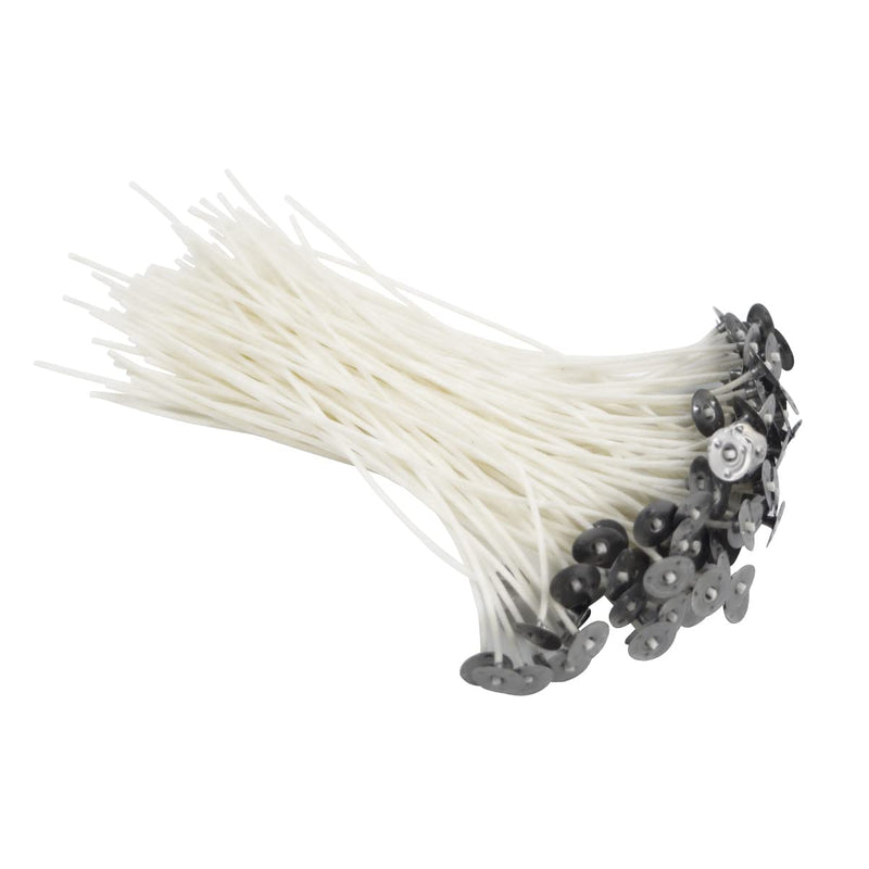 Candle Wicks for Candle Making, 100 Pcs 6 inch Pre-Waxed DIY Cotton Wick with Tabs - NewNest Australia