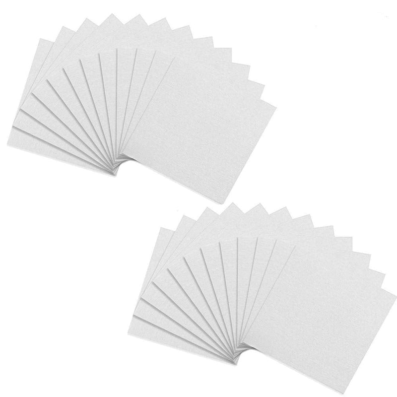 Dele 24 Pack Mini Canvas Panels 4x4 Artist Canvas Boards, Double-Wrapped Acid Free Small Art Canvas Value Pack for Oil & Acrylic Painting. - NewNest Australia