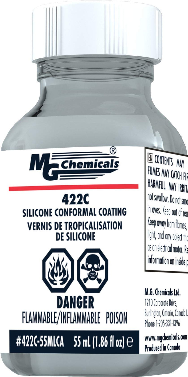 MG Chemicals - 422C-55MLCA 422C Silicone Conformal Coating 55 mL Bottle - NewNest Australia