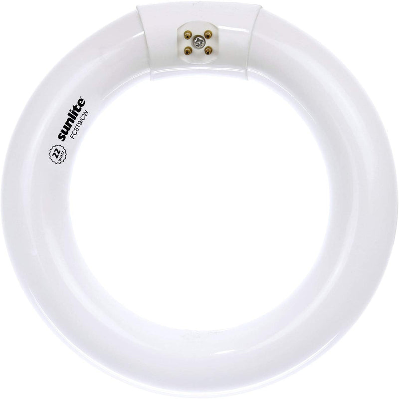 Sunlite 41314-SU FC8T9/DL Circline Fluorescent Lamps, 8-Inch Size, 22 Watts, 1050 Lumens, 4-Pin Base (G10q), 10,000 Life Hours, 1 Count (Pack of 1), 65K-Daylight - NewNest Australia