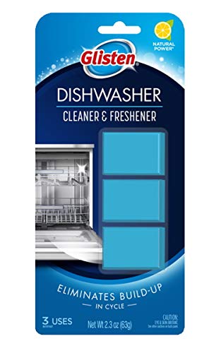 Glisten DT0312T Dishwasher Cleaner & Freshener, 3 Tablets, Clear, 3 Count - NewNest Australia